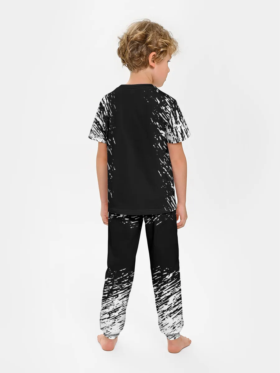 Детская пижама с брюками / Берсерк серьезный взгляд.