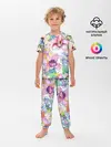 Детская пижама с брюками / Цветы