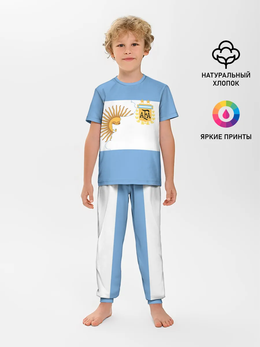 Детская пижама с брюками / Сборная Аргентины