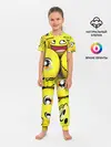 Детская пижама с брюками / ЖЕЛТЫЕ СМАЙЛИКИ