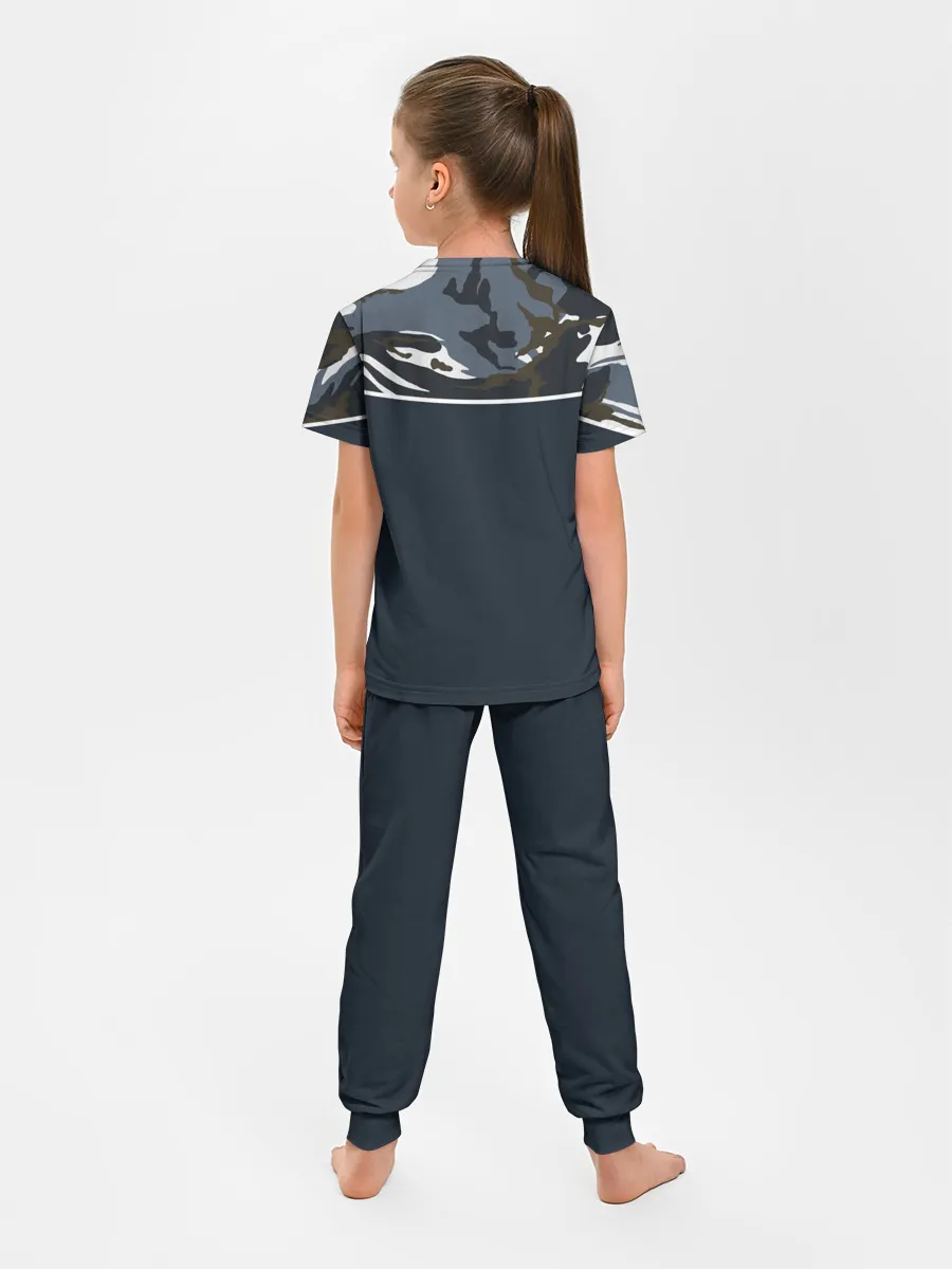 Детская пижама с брюками / Камуфляж 2.0