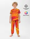 Детская пижама с брюками / ПЯТНО ЮПИТЕРА | ОРАНЖЕВЫЙ ГРАНЖ