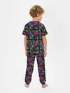 Детская пижама с брюками / Снежинки в разных цветах
