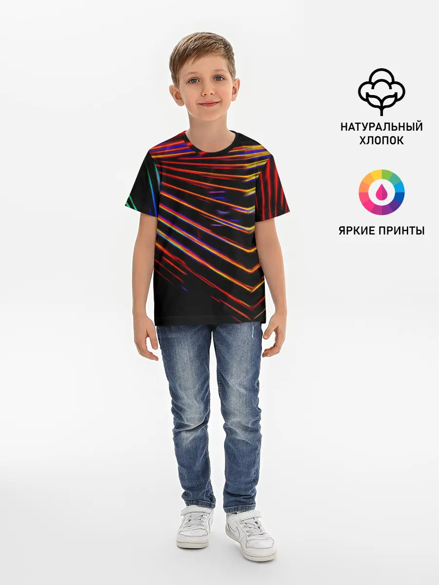 Детская базовая футболка / STRIPES COLOR