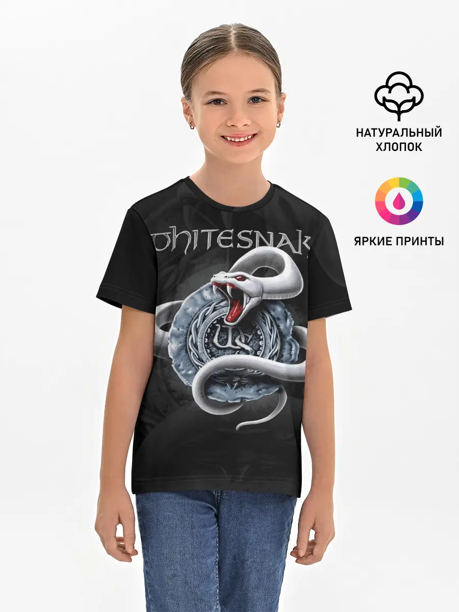 Детская базовая футболка / Whitesnake