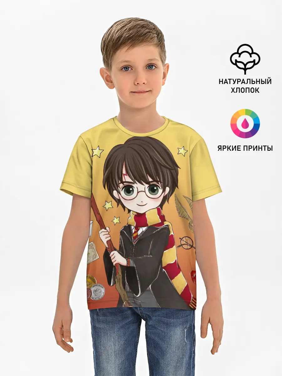 Детская базовая футболка / Гарри Поттер