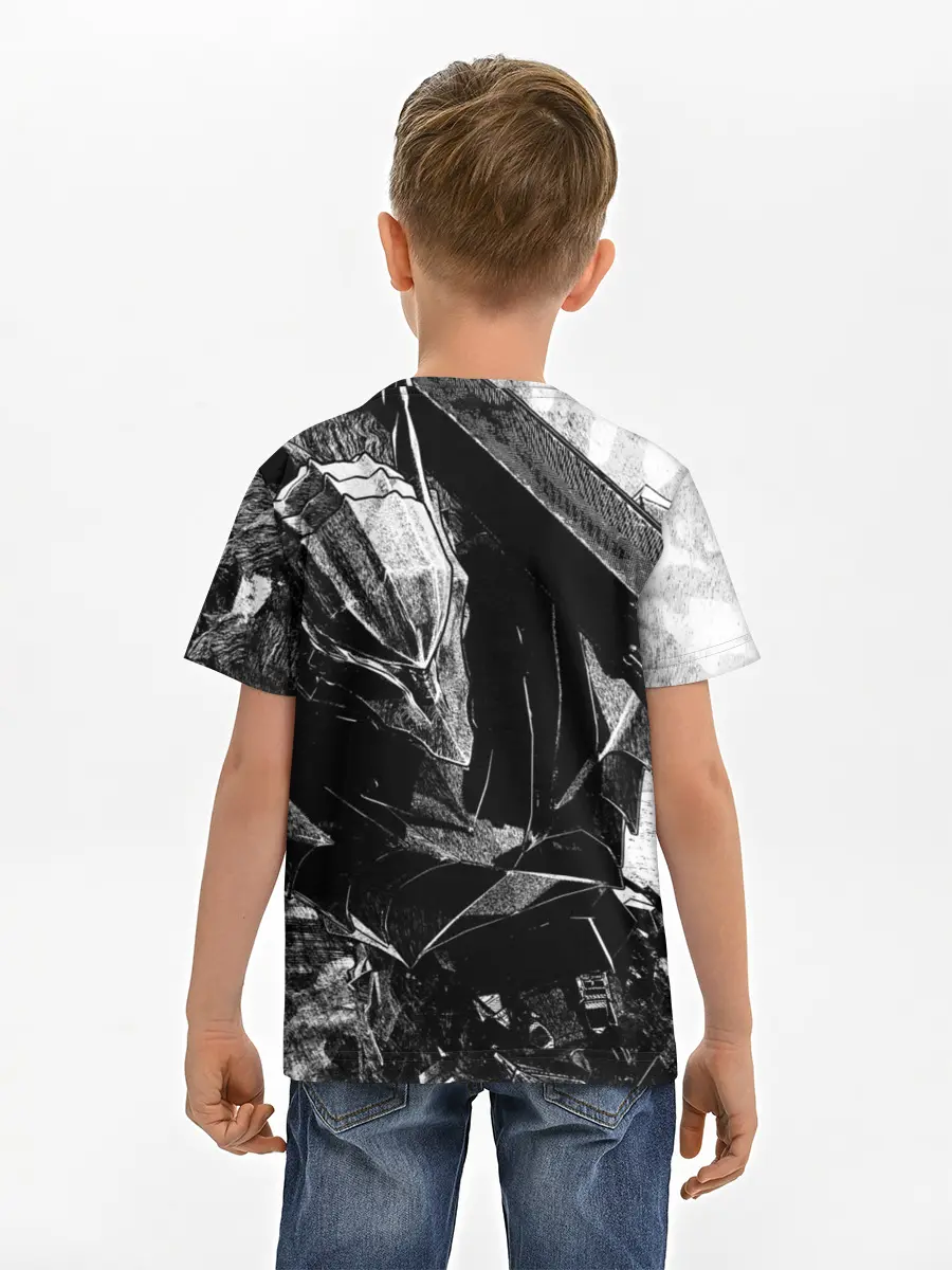 Детская базовая футболка / BERSERK Ч/Б | БЕРСЕРК