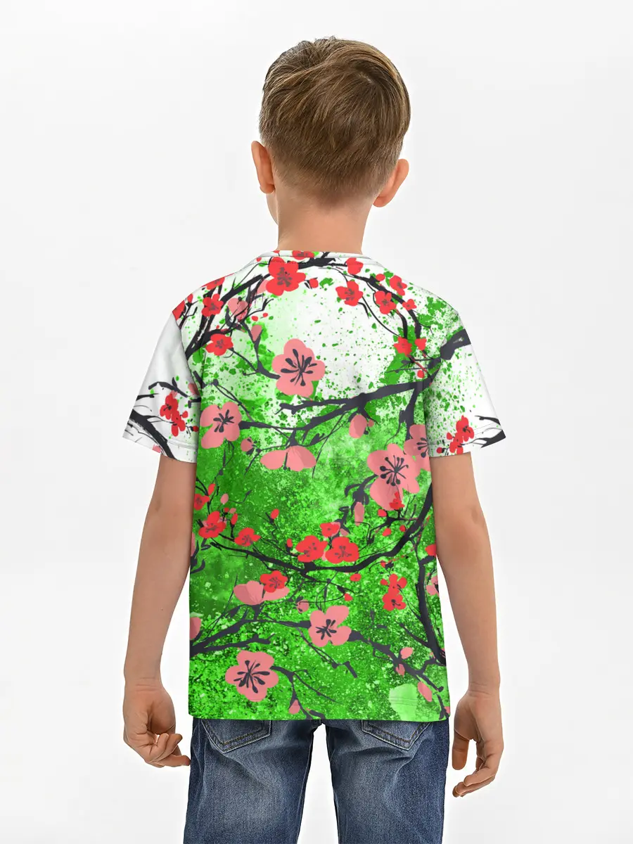 Детская базовая футболка / Сакура | Sakura