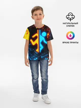 Детская базовая футболка / PORTAL 2 | ПОРТАЛ 2