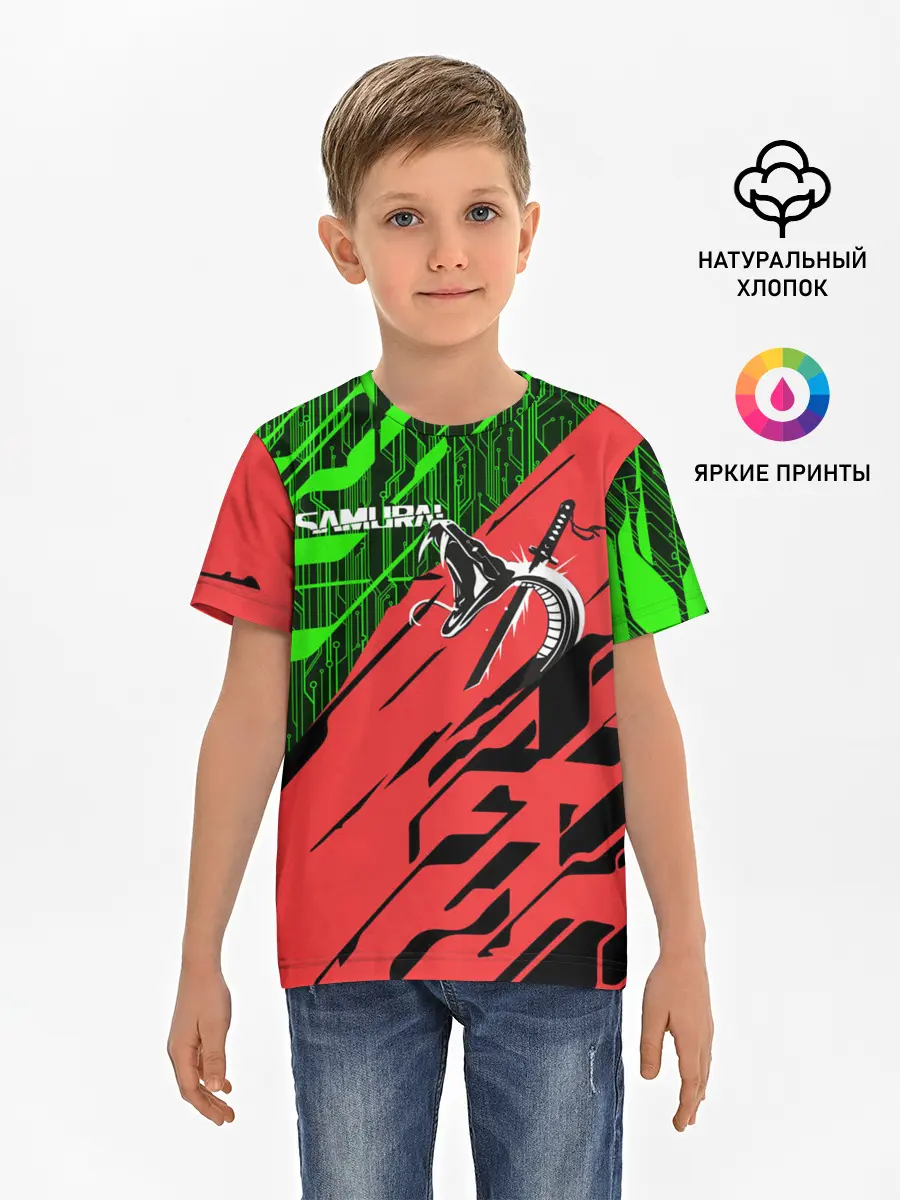 Детская базовая футболка / CYBERPUNK 2077