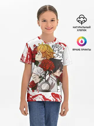 Детская базовая футболка / Yakusoku no Neverland