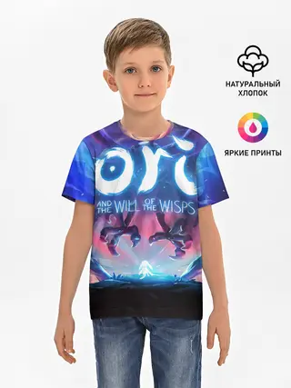 Детская базовая футболка / Ori and the Blind Forest
