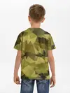 Детская базовая футболка / СОВРЕМЕННЫЙ КАМУФЛЯЖ