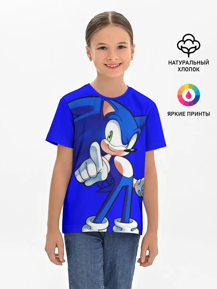Детская базовая футболка / SONIC
