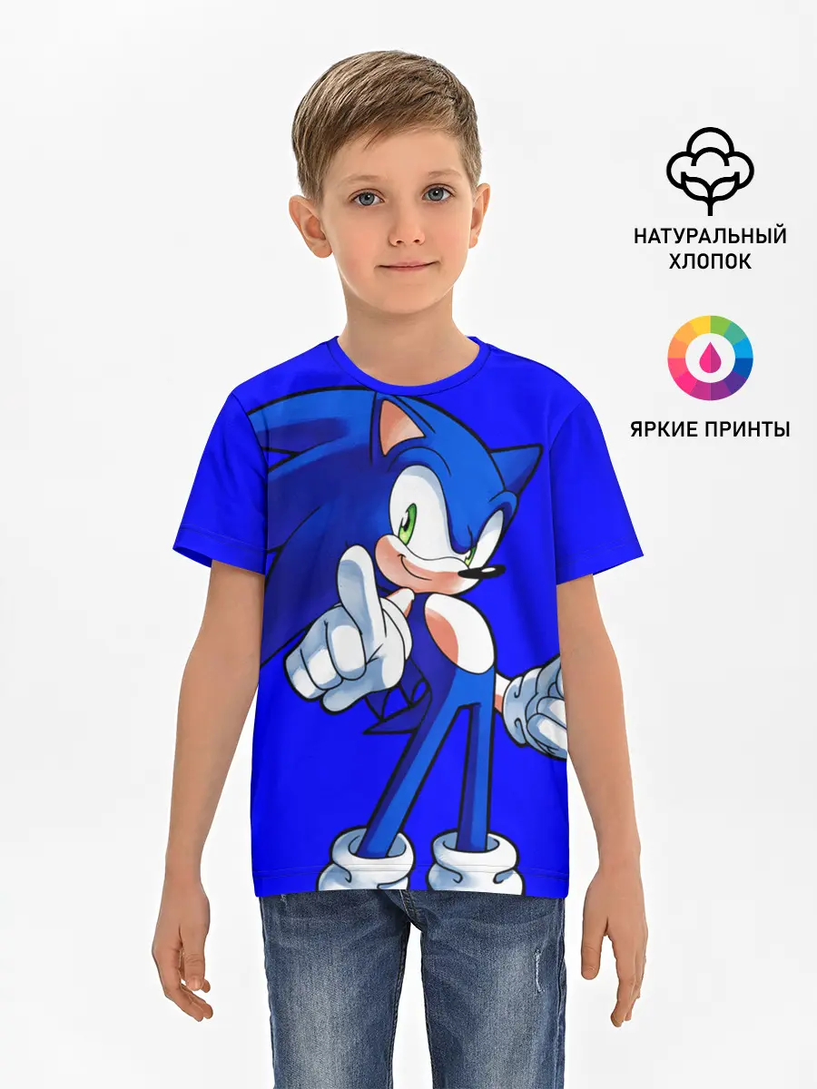 Детская базовая футболка / SONIC