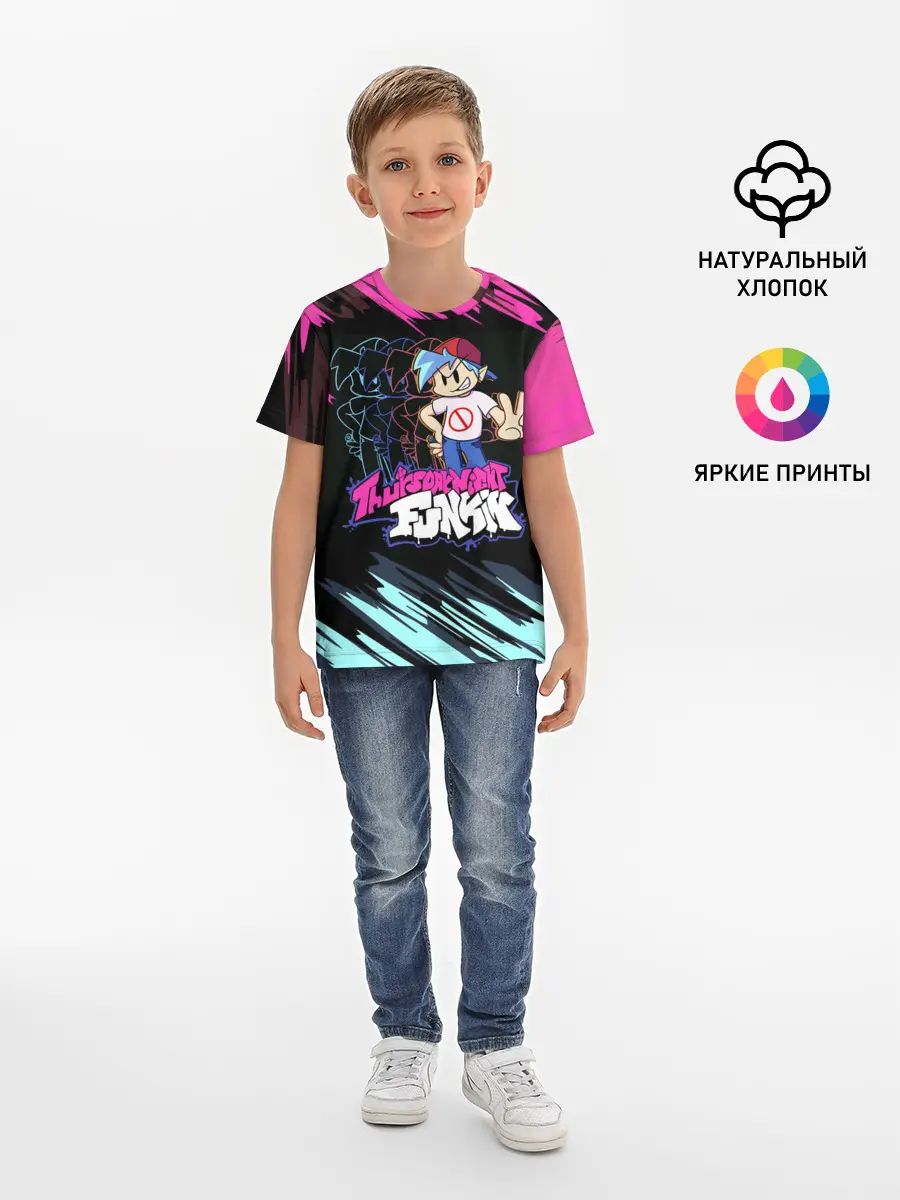 Детская базовая футболка / Friday Night Funkin