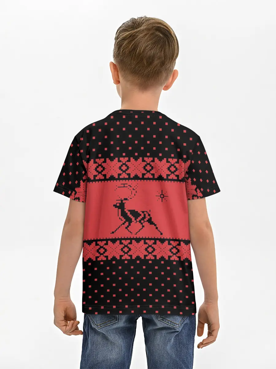 Детская базовая футболка / Северный Олень