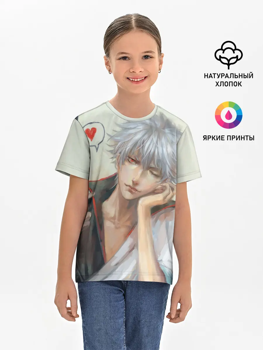 Детская базовая футболка / Sakata Gintoki