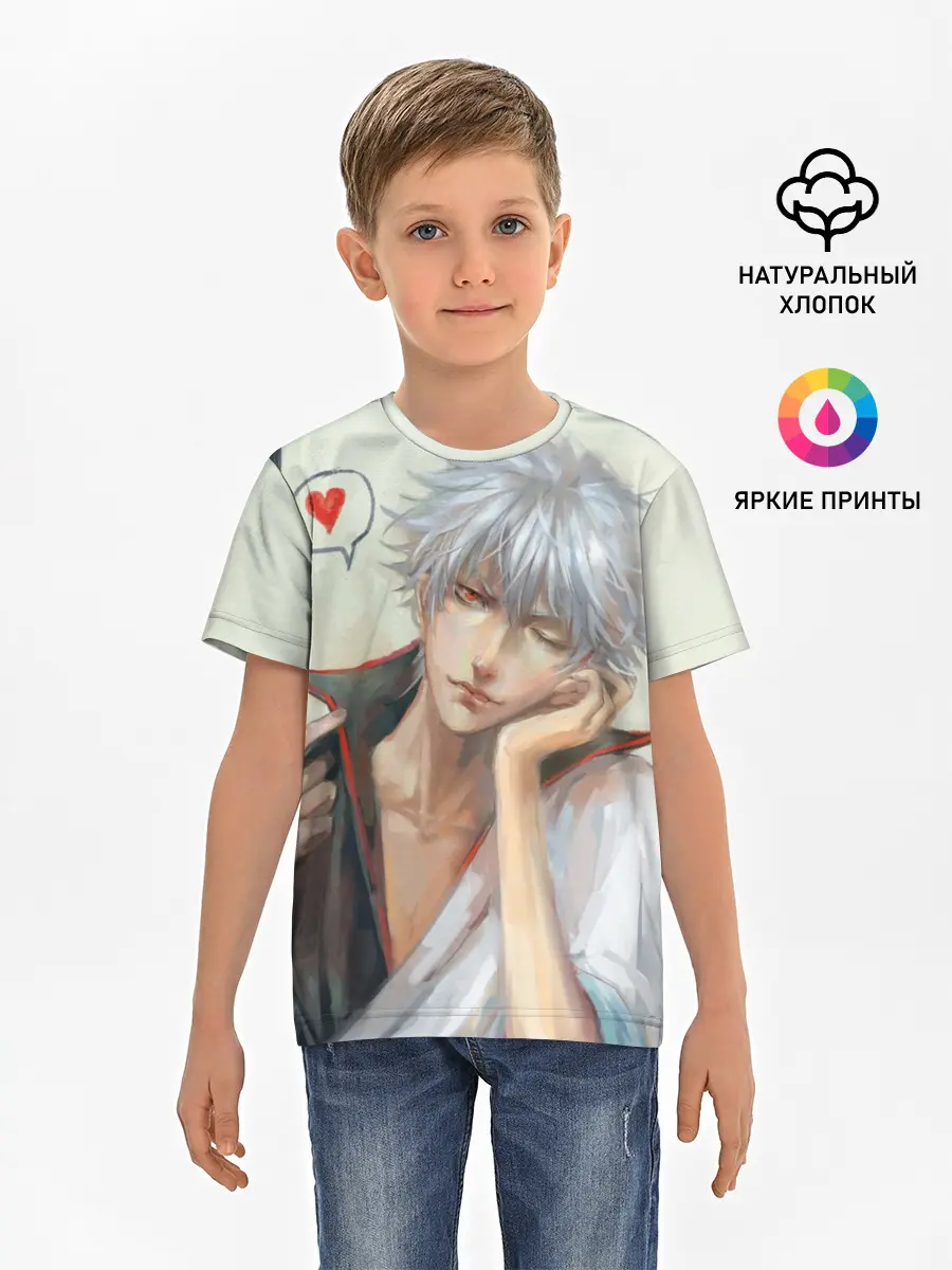 Детская базовая футболка / Sakata Gintoki
