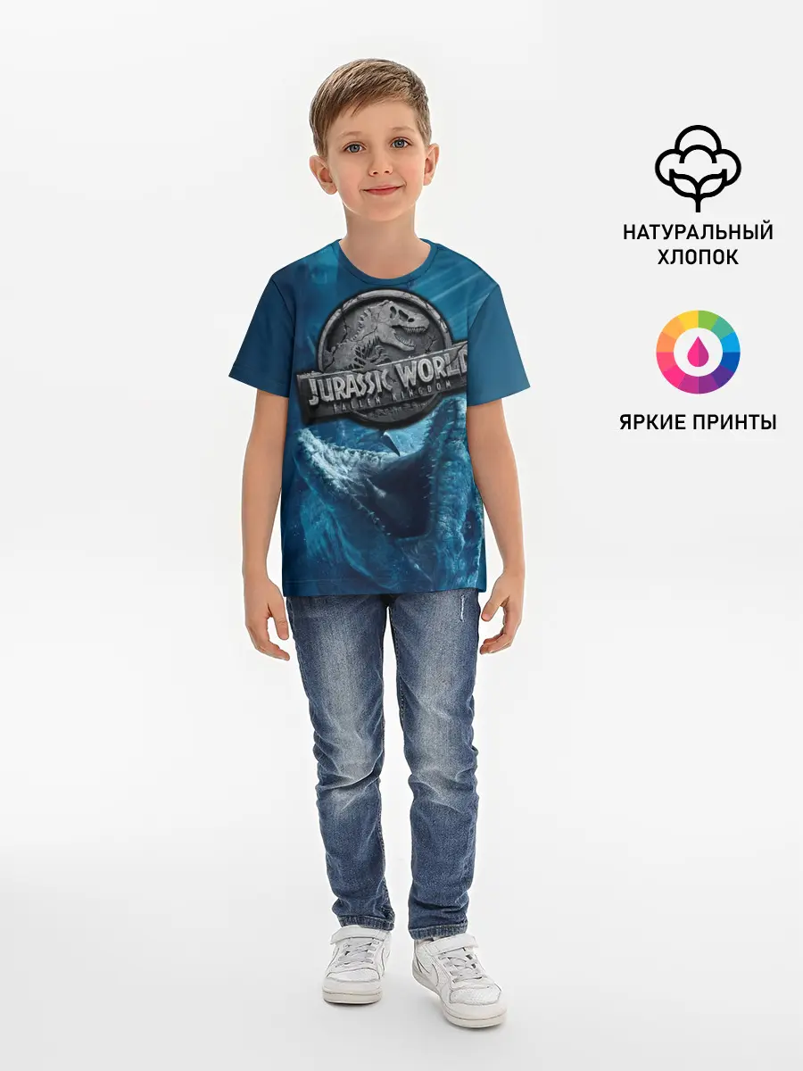 Детская базовая футболка / Мир Юрского Периода