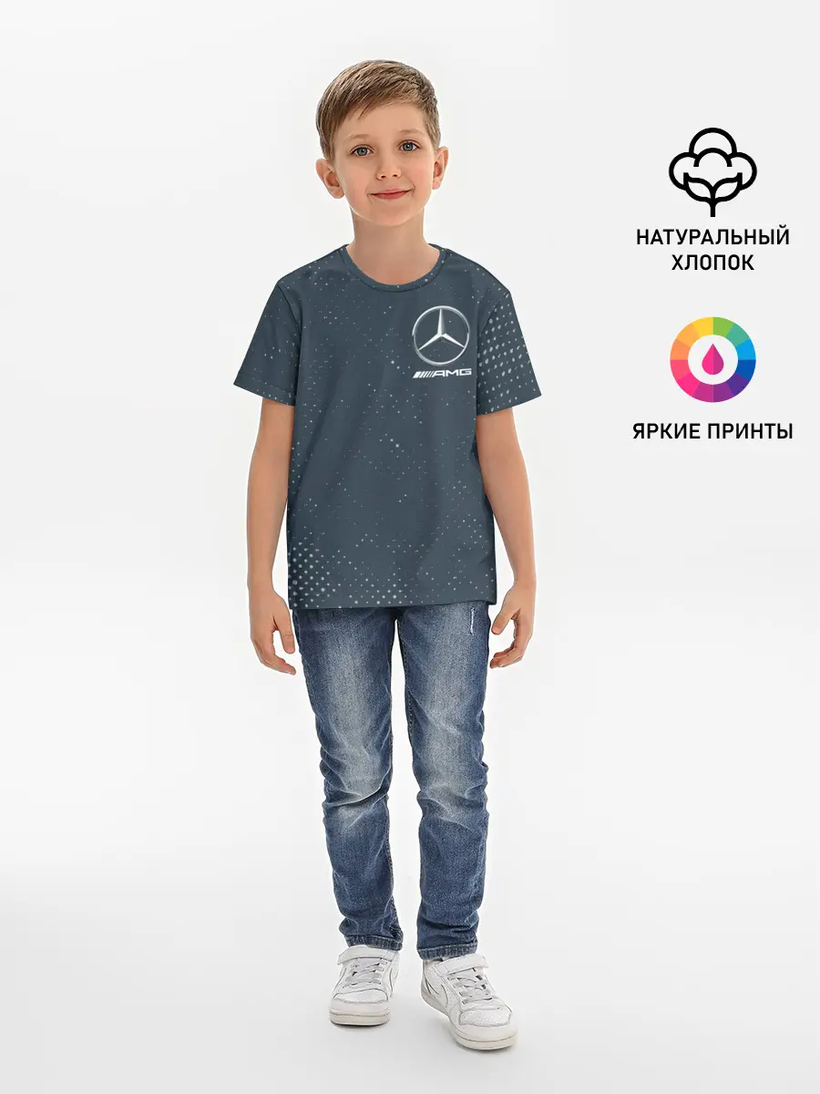 Детская базовая футболка / MERCEDES / МЕРСЕДЕС