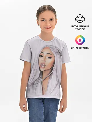 Детская базовая футболка / Ariana Grande