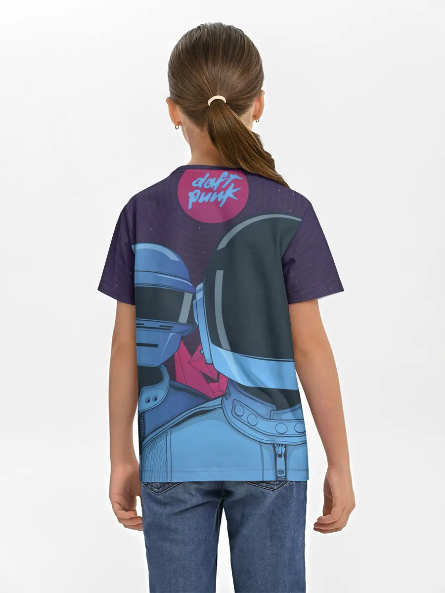 Детская базовая футболка / Daft Punk