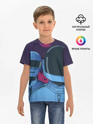 Детская базовая футболка / Daft Punk