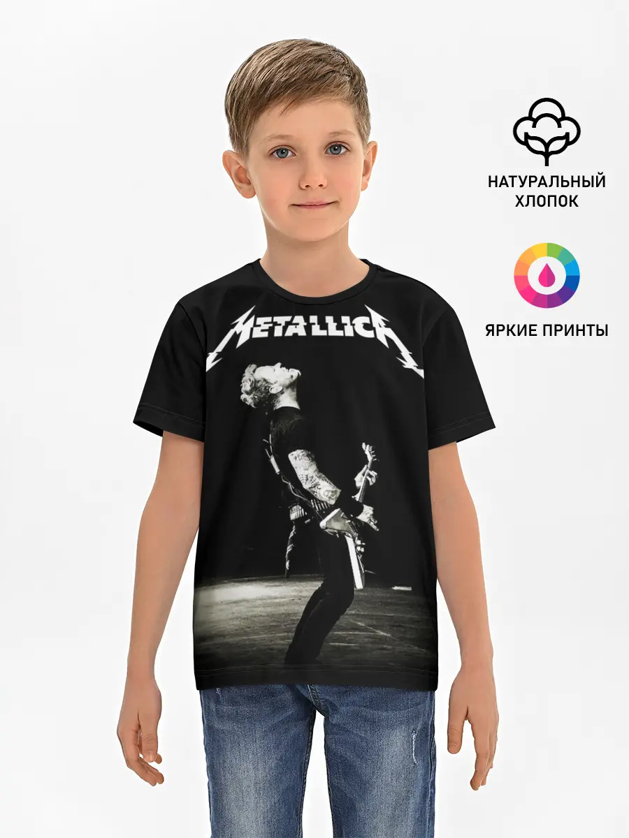 Детская базовая футболка / Metallica