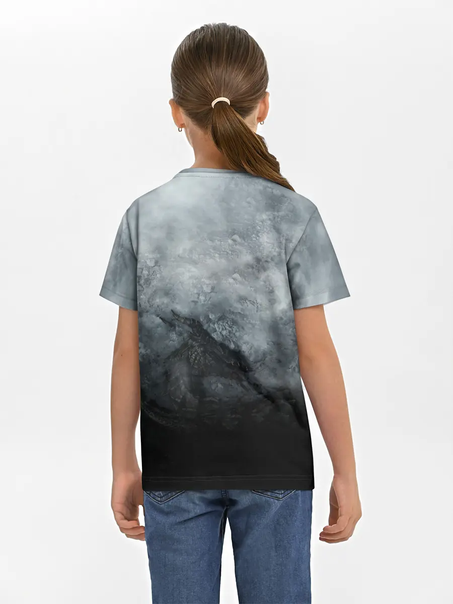 Детская базовая футболка / Победа над драконом