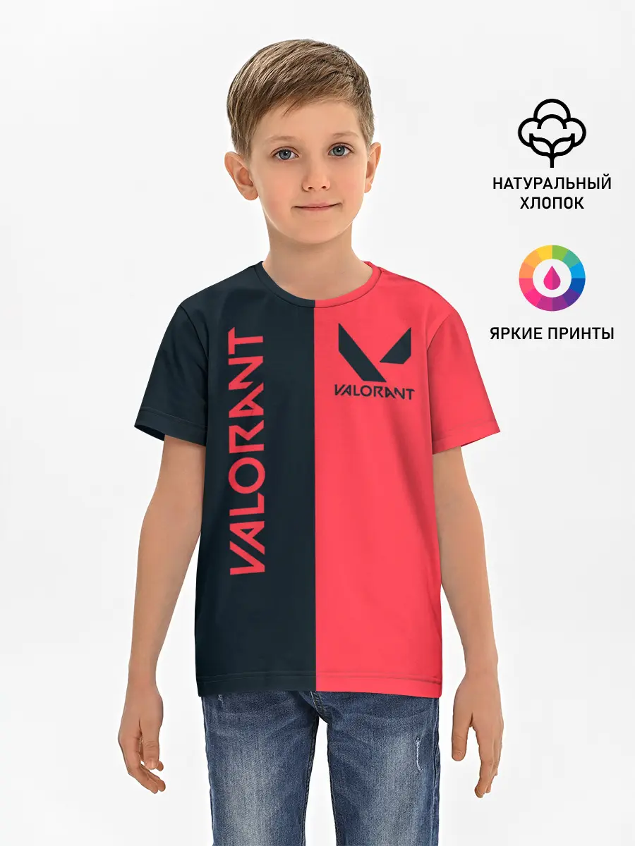 Детская базовая футболка / VALORANT | ВАЛОРАНТ