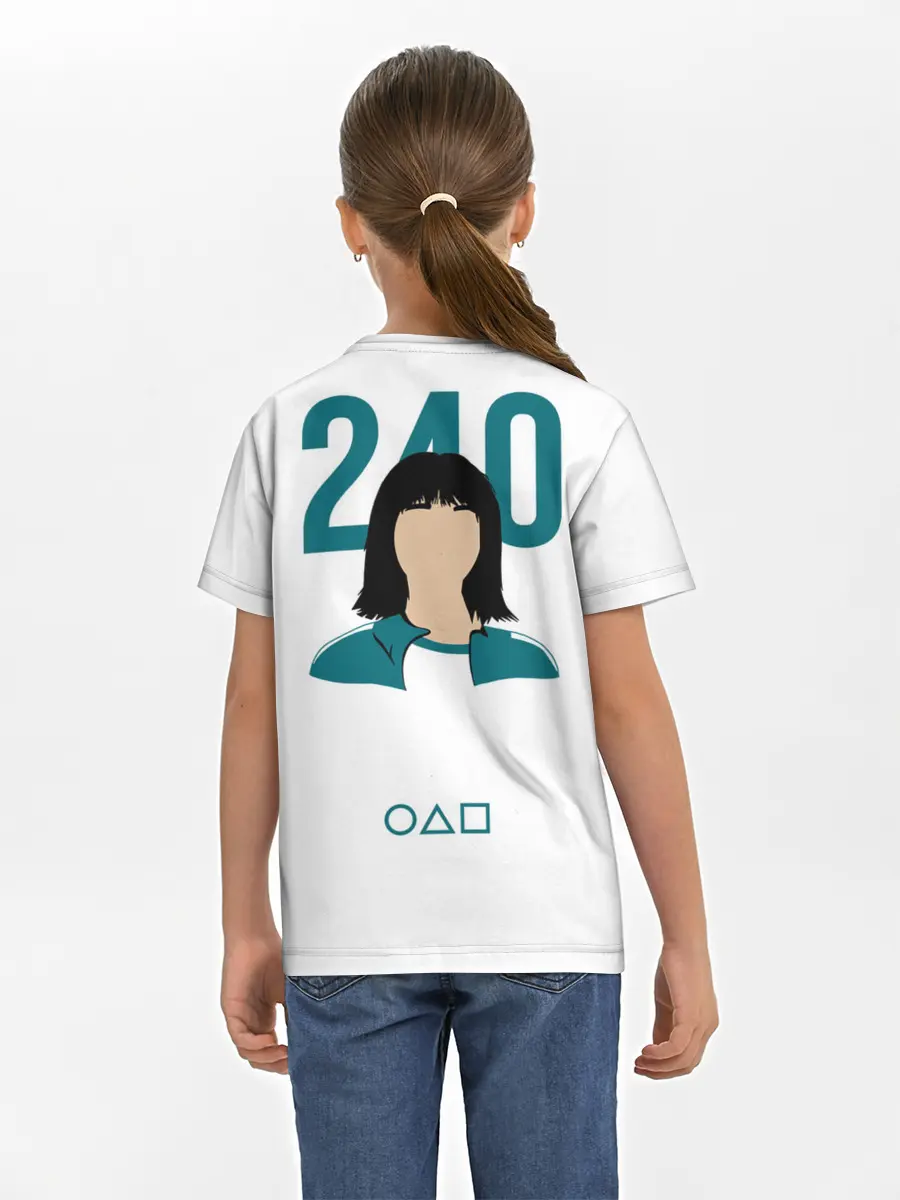 Детская базовая футболка / Squid game - Чи Ён 240