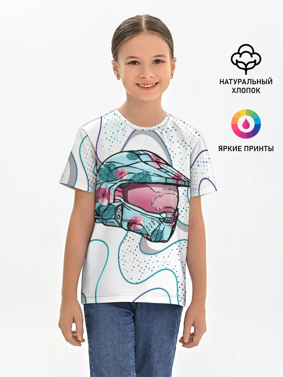 Детская базовая футболка / Flowers of Spartan