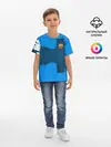 Детская базовая футболка / BARCELONA SPORT BLUE