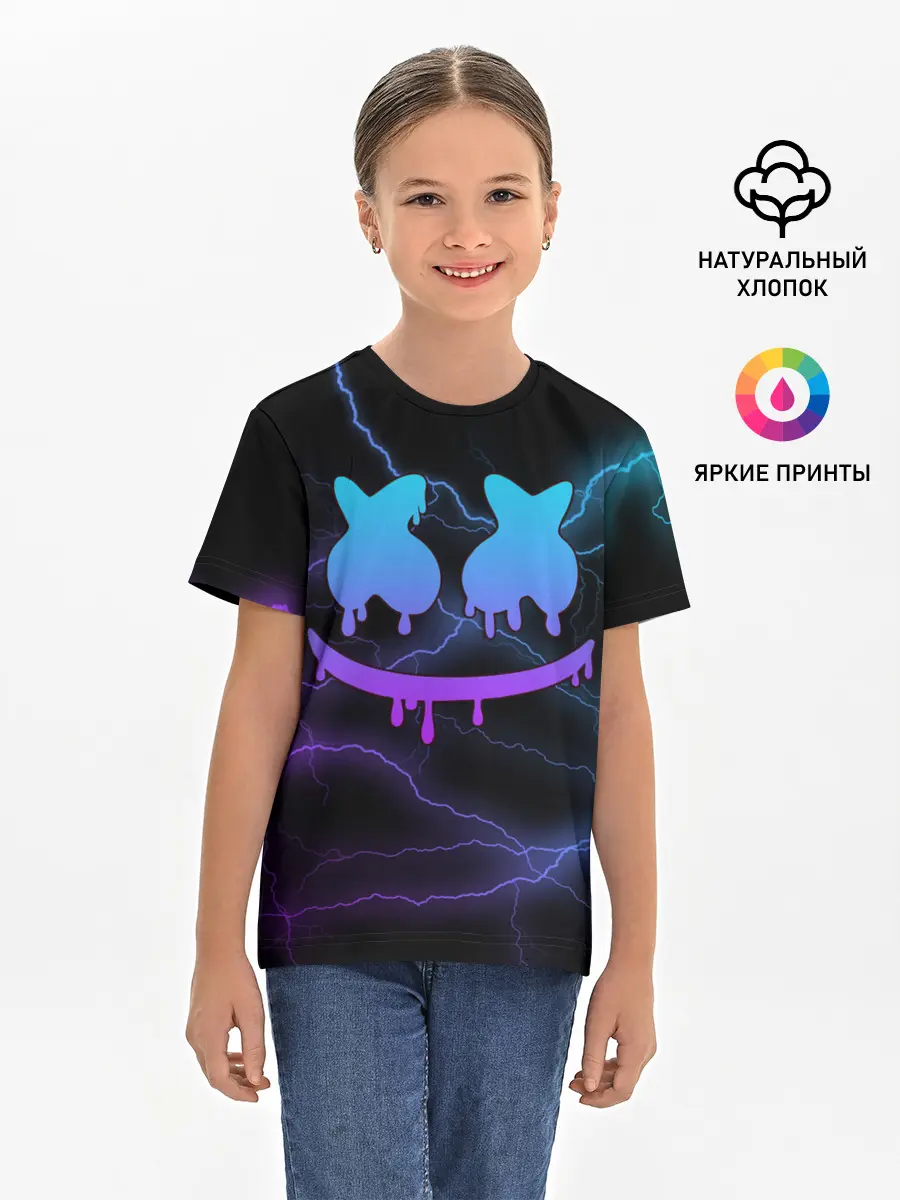 Детская базовая футболка / Marshmello