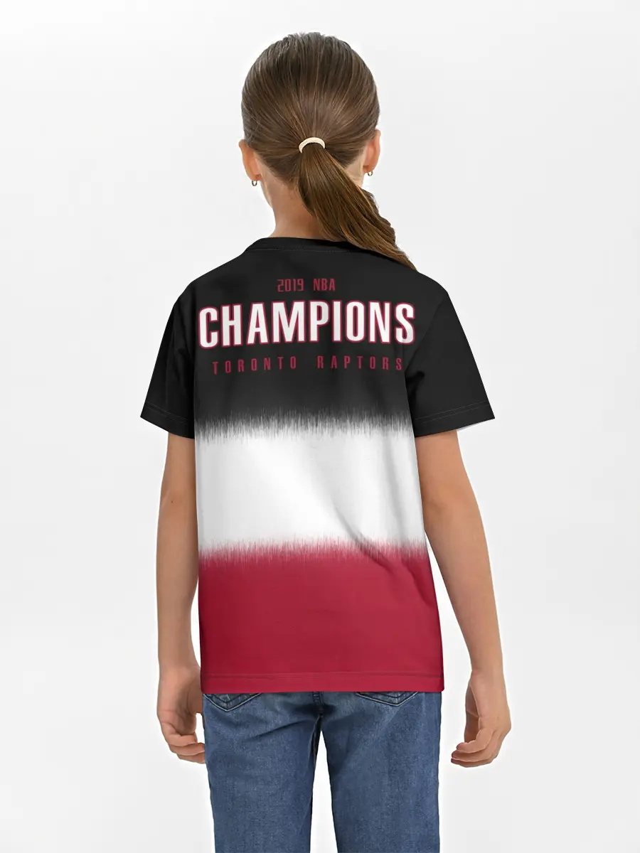 Детская базовая футболка / 2019 Champions Raptors