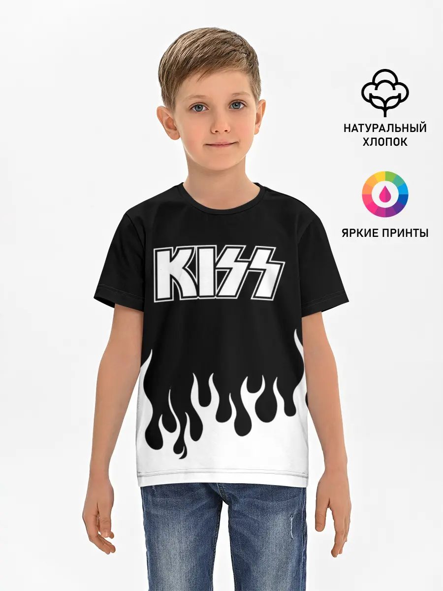 Детская базовая футболка / Kiss