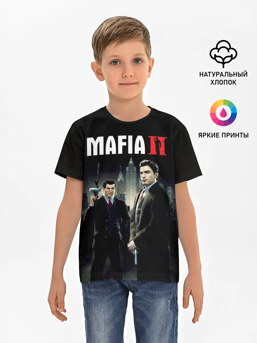 Детская базовая футболка / Mafia II:Definitive Edition