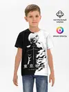 Детская базовая футболка / Токийский гуль черно белый Кен