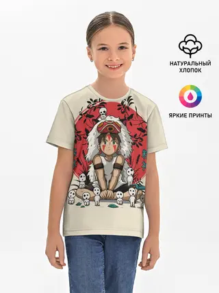 Детская базовая футболка / Princess Mononoke