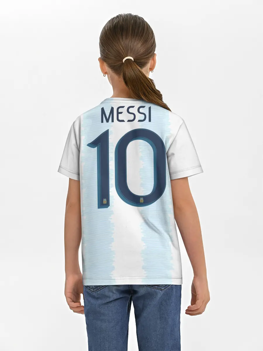 Детская базовая футболка / Messi Copa America 2019