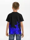 Детская базовая футболка / Синий Огонь