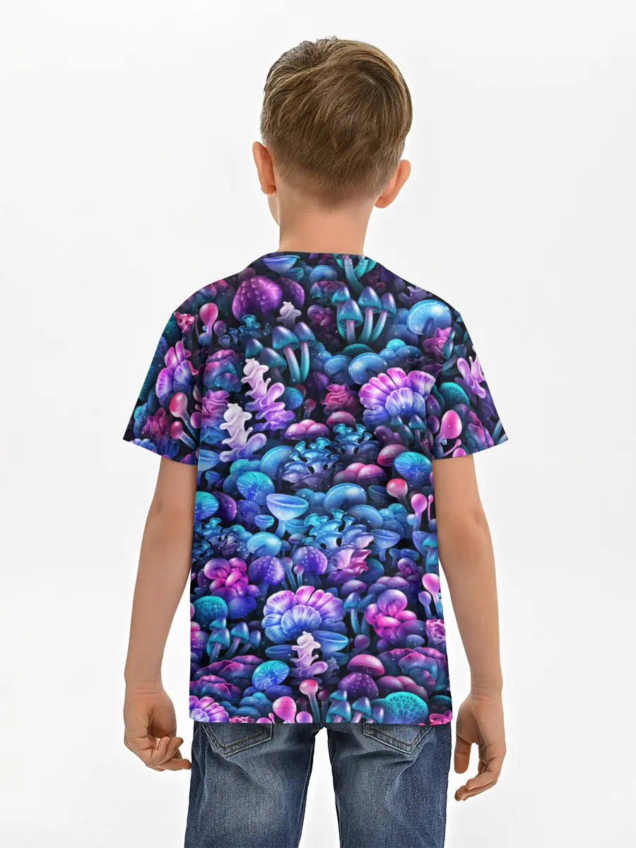 Детская базовая футболка / Волшебные грибы