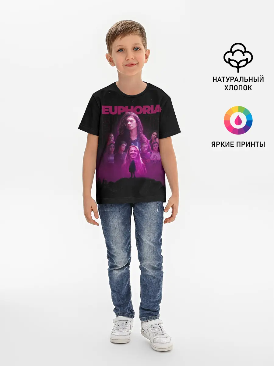 Детская базовая футболка / Euphoria team