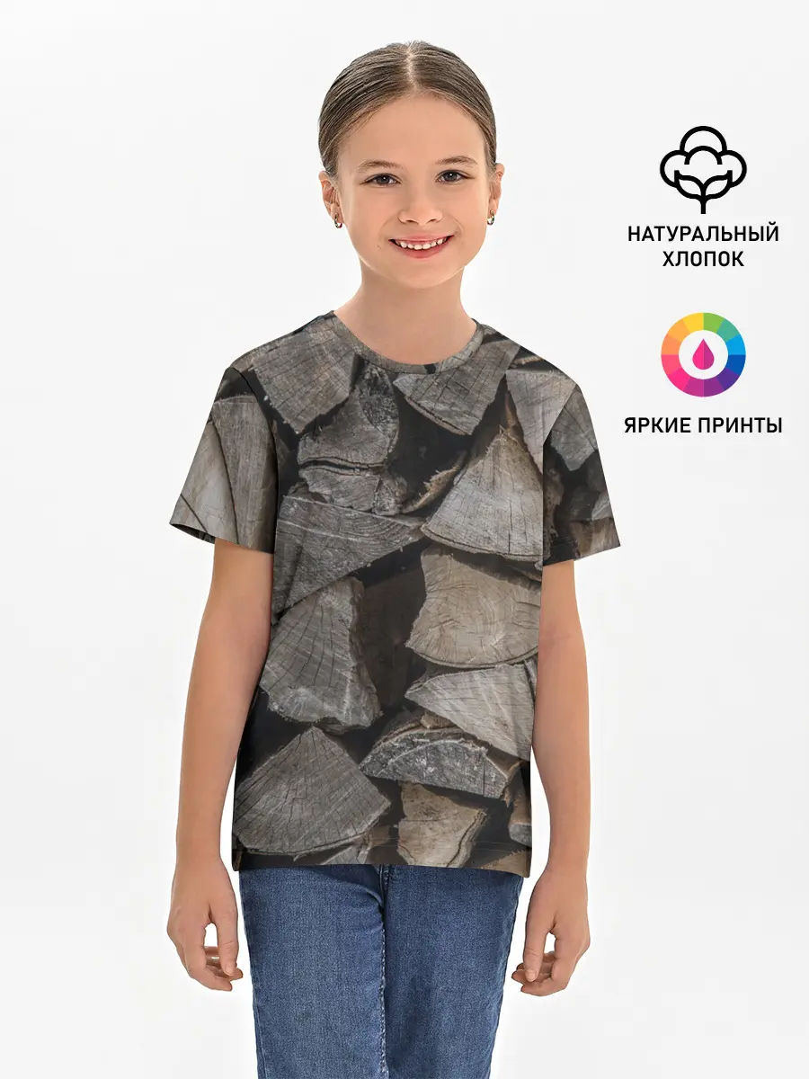 Детская базовая футболка / ДРОВА