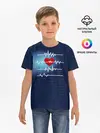 Детская базовая футболка / Ритм Сердца