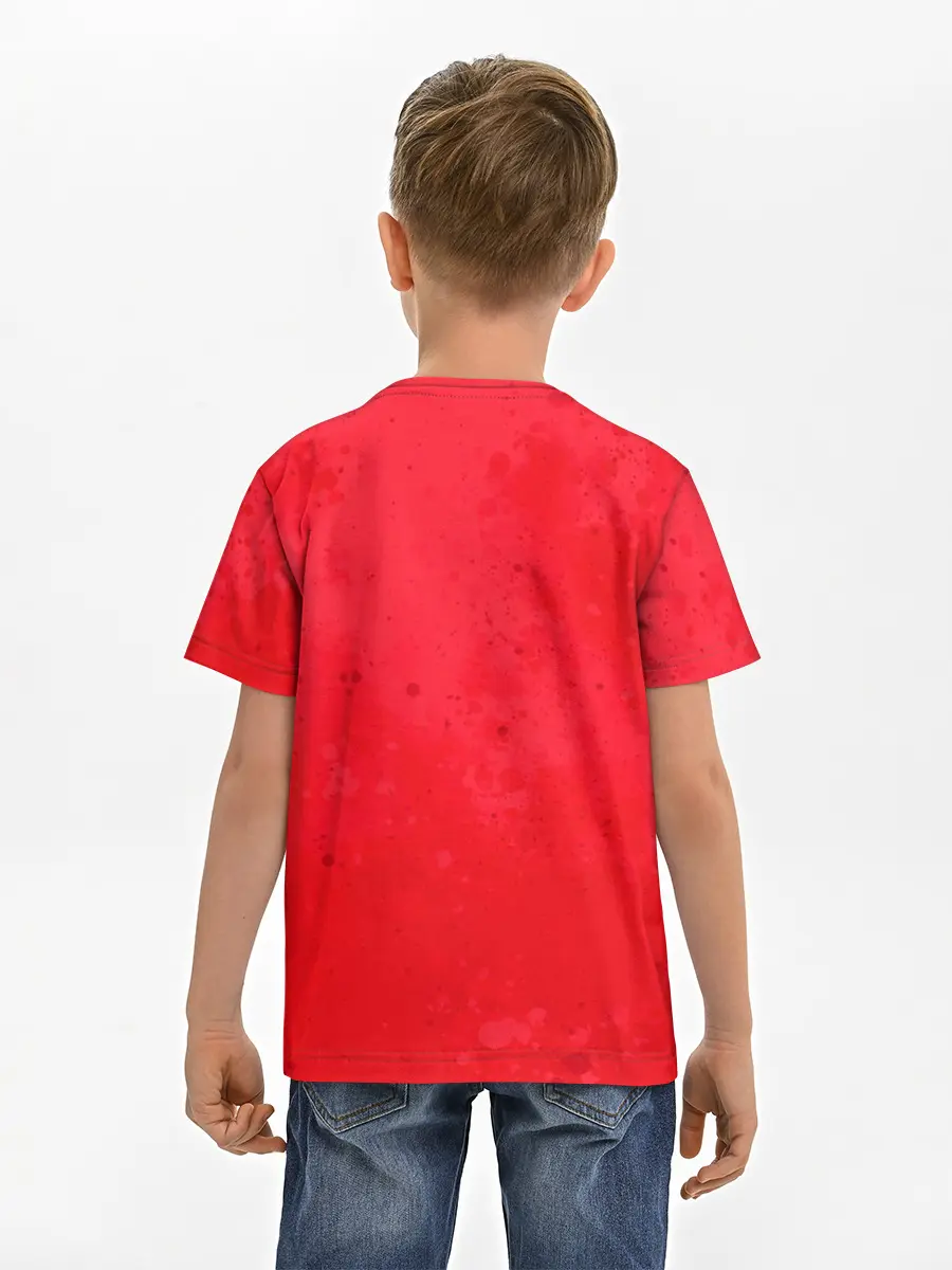 Детская базовая футболка / зеленый Кайман