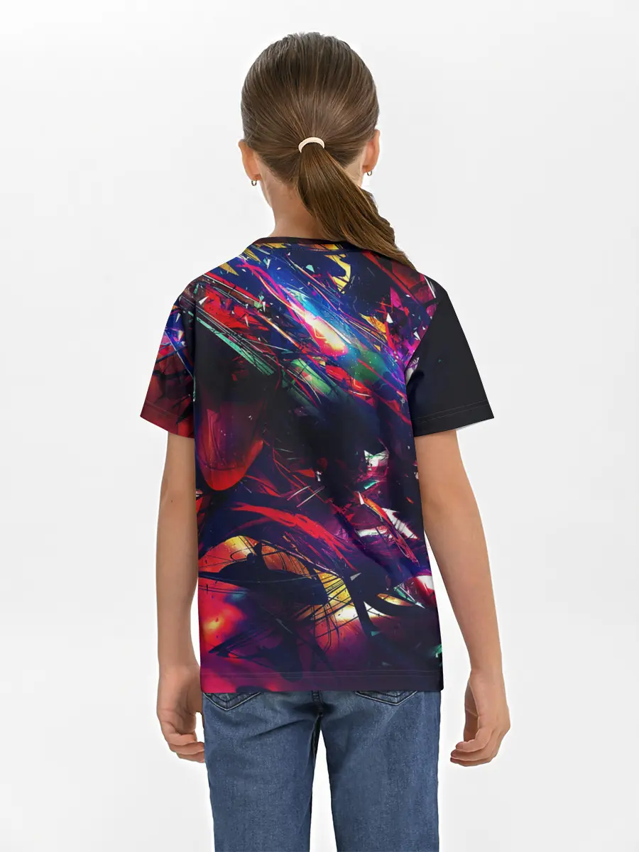 Детская базовая футболка / DIGITAL STRIPES