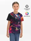 Детская базовая футболка / DIGITAL STRIPES