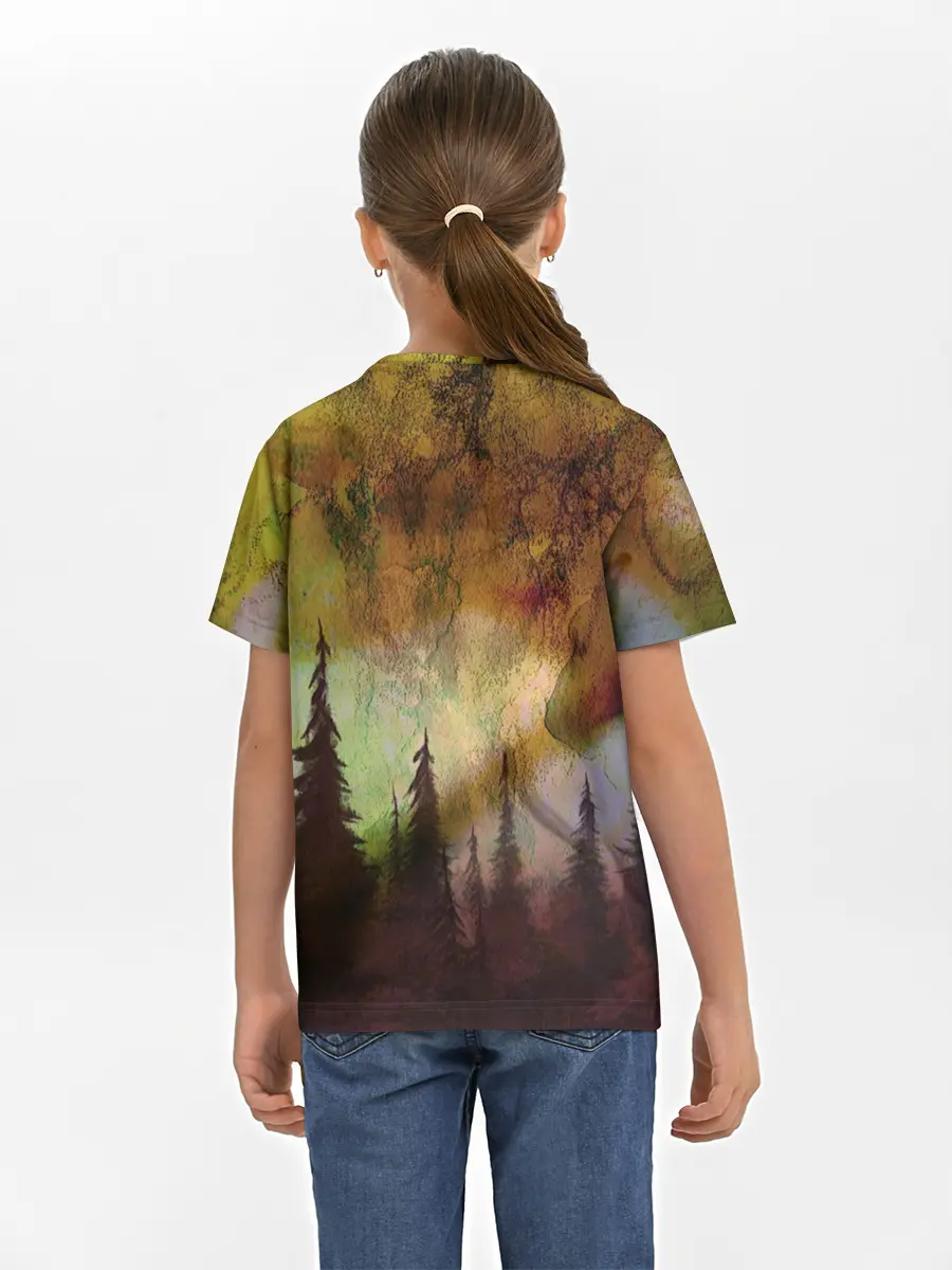 Детская базовая футболка / СТРАШНЫЙ ЛЕС